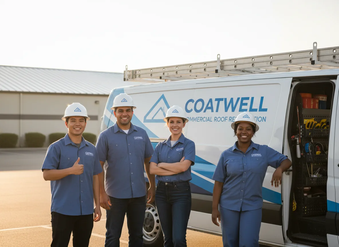Commercial roof coating company in Effort, PA